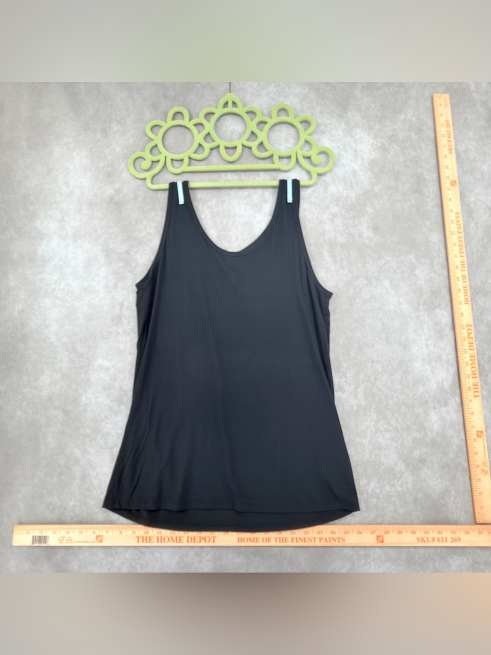 GNW Black Scoop Neck Women's Tank Top super soft Indonesia